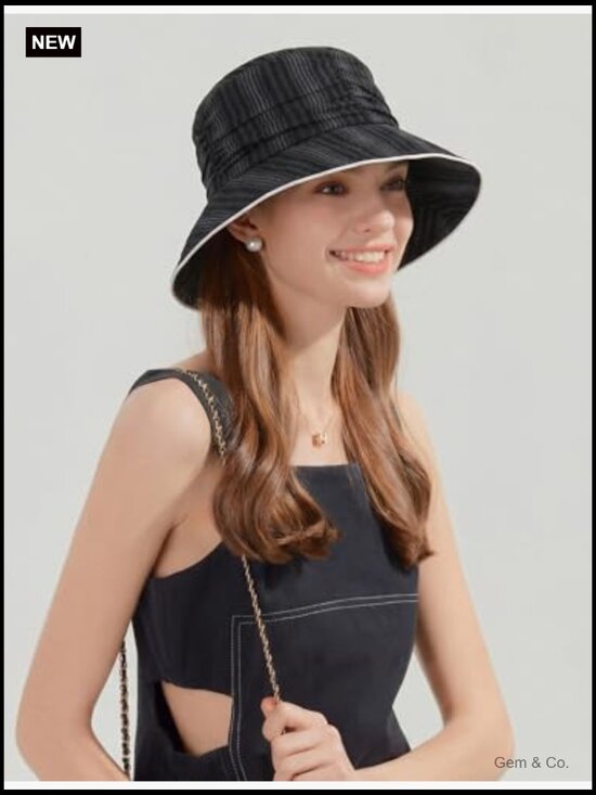 Quick Dry Wide Brim Bucket Hat with UV Protection, Packable for Travel main image 5